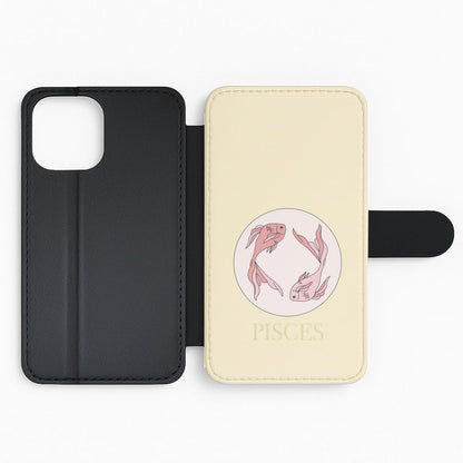 Pisces - Tarot Cards Flip Phone Case