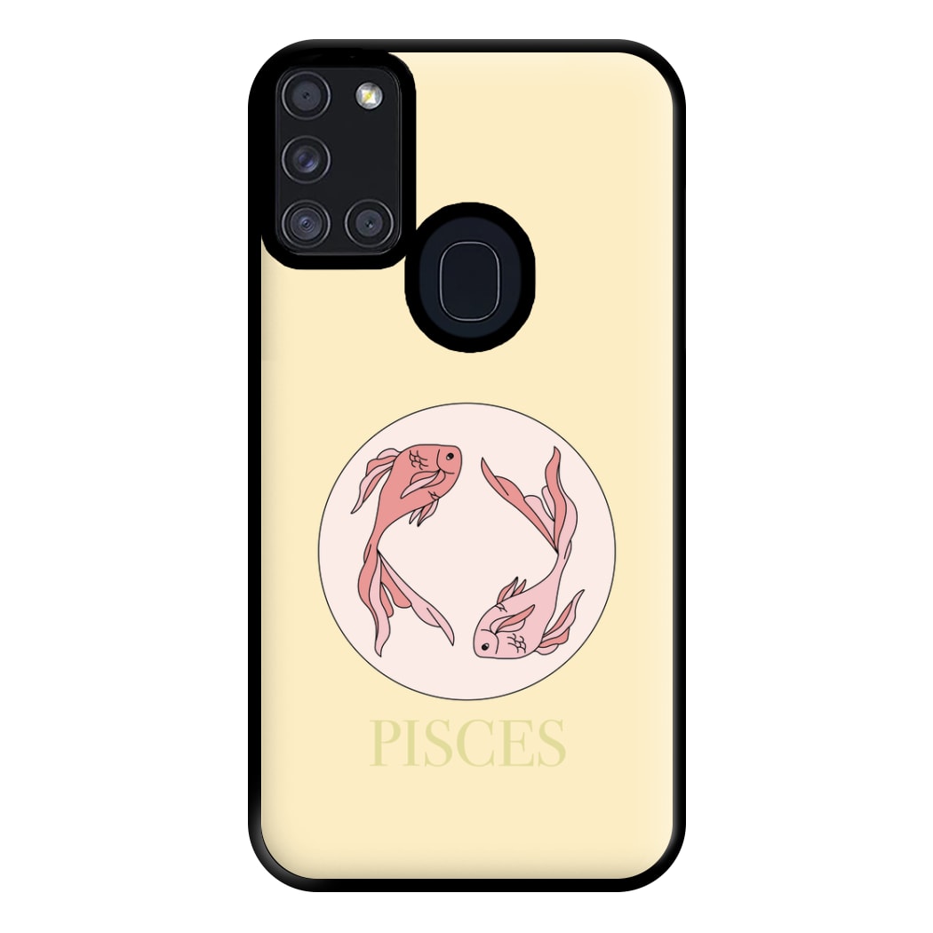 Pisces - Tarot Cards Phone Case for Galaxy A21s