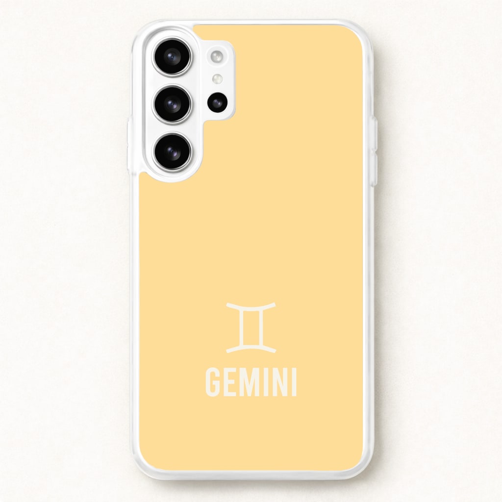 Gemini Pastel Zodiac Phone Case for Galaxy S26 Ultra