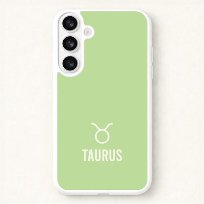 Taurus Pastel Zodiac Phone Case for Galaxy S26