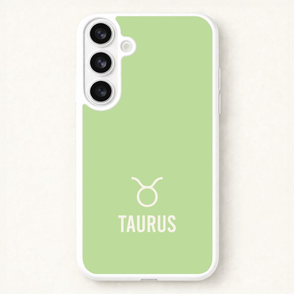 Taurus Pastel Zodiac Phone Case for Galaxy S26 Plus