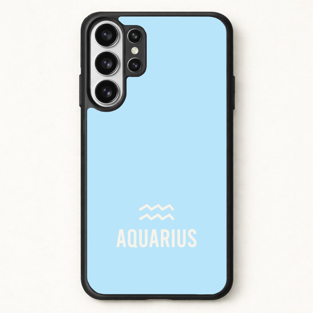 Aquarius Pastel Zodiac Phone Case for Galaxy S26 Ultra