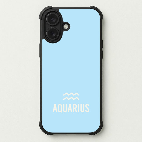 Aquarius Pastel Zodiac Phone Case — Bumper case