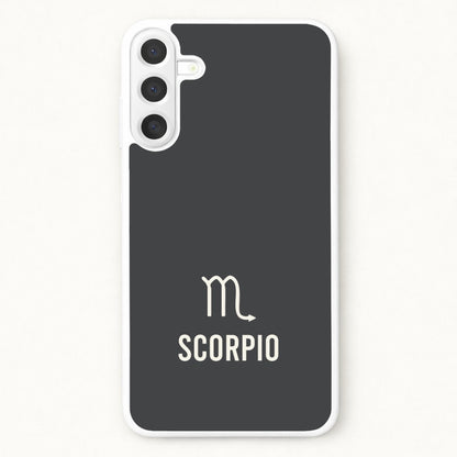 Scorpio Pastel Zodiac Phone Case for Galaxy A17