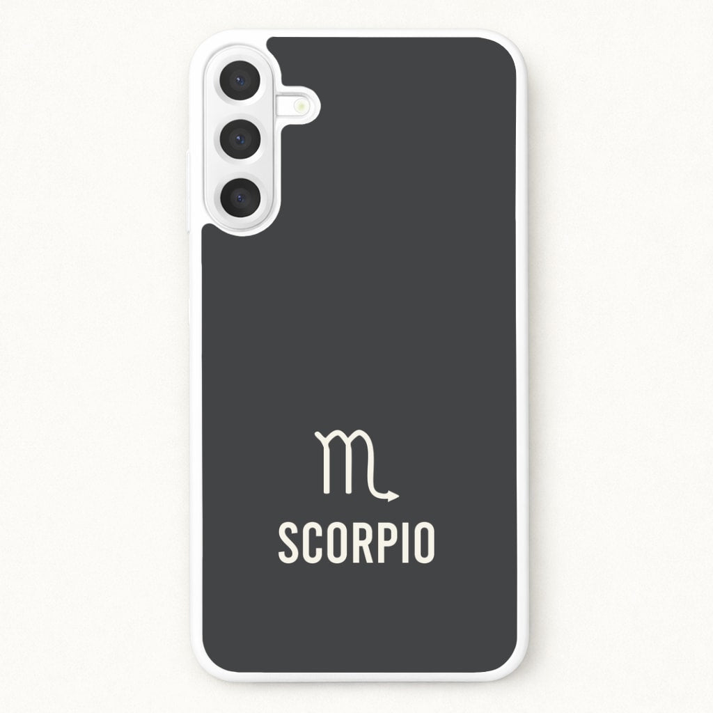 Scorpio Pastel Zodiac Phone Case for Galaxy A57