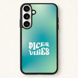 Pices Vibes Gradient Zodiac Phone Case for Galaxy S26