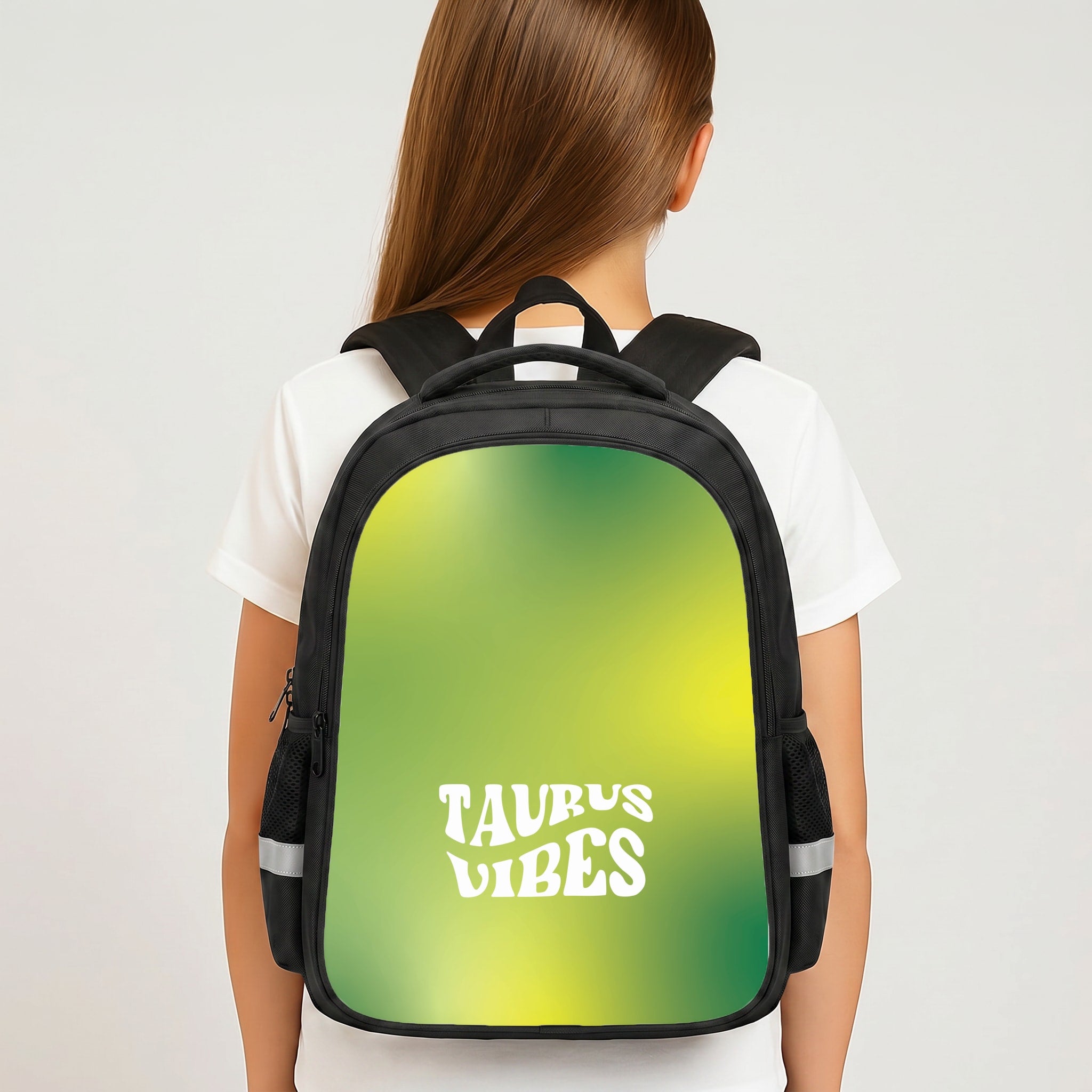 Taurus Vibes Gradient Zodiac Backpack