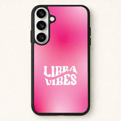 Libra Vibes Gradient Zodiac Phone Case for Galaxy S26