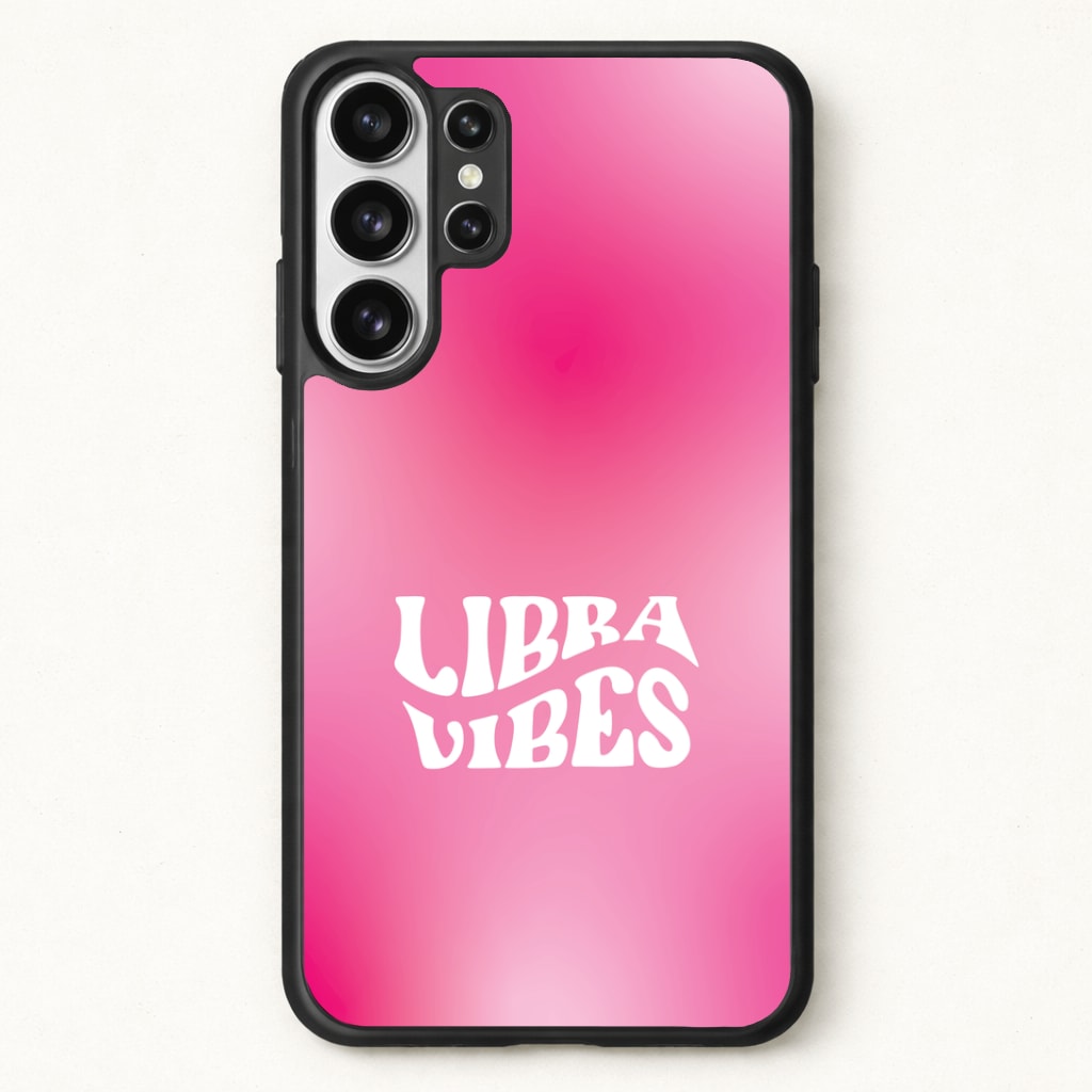 Libra Vibes Gradient Zodiac Phone Case for Galaxy S26 Ultra