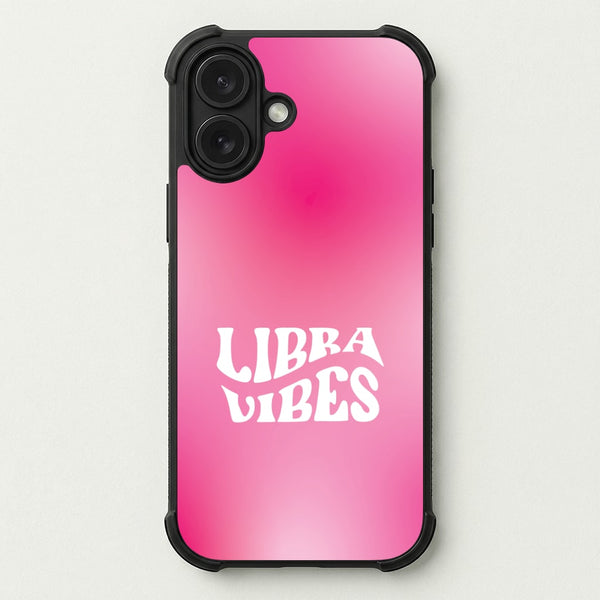 Libra Vibes Gradient Zodiac Phone Case — Bumper case