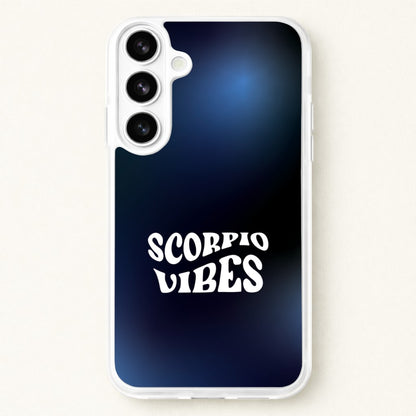 Scorpio Vibes Gradient Zodiac Phone Case for Galaxy S26