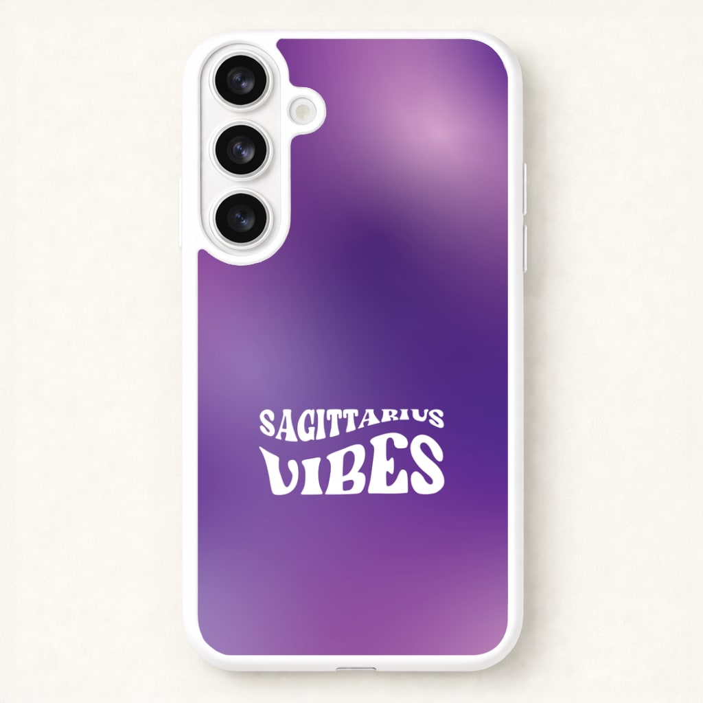 Sagittarius Vibes Gradient Zodiac Phone Case for Galaxy S26 Plus