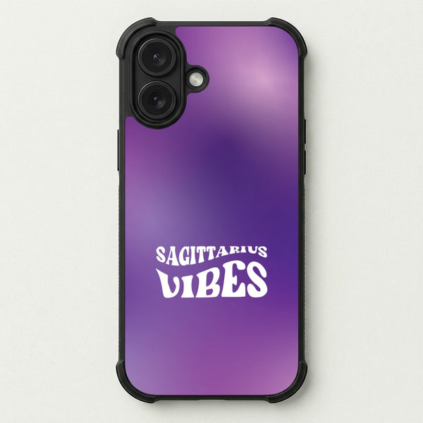 Sagittarius Vibes Gradient Zodiac Phone Case — Bumper case
