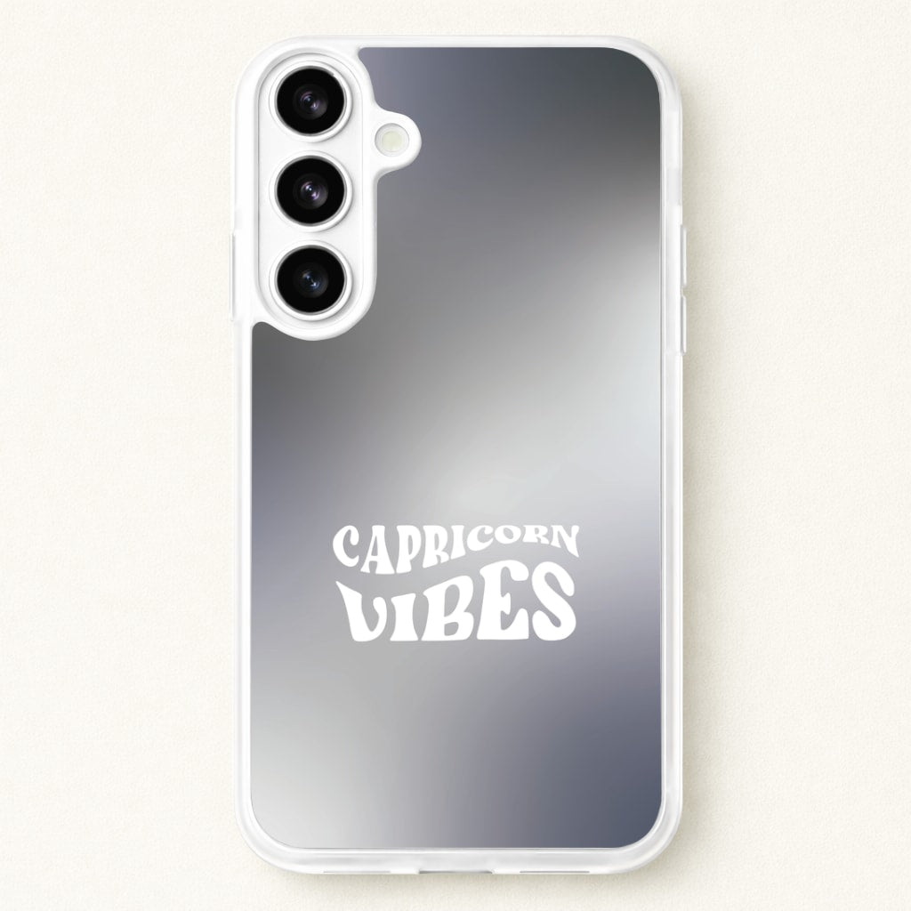 Capricorn Vibes Gradient Zodiac Phone Case for Galaxy S26