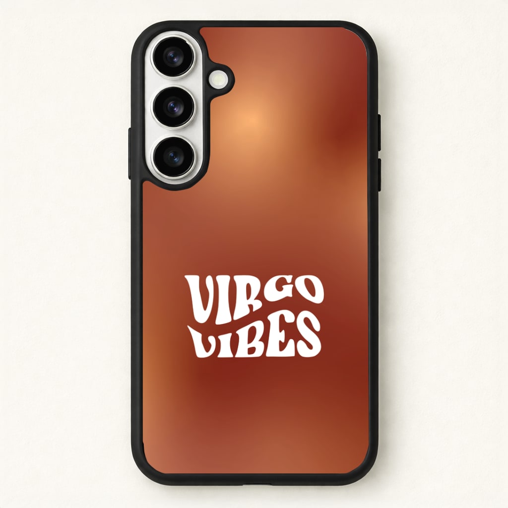 Virgo Vibes Gradient Zodiac Phone Case for Galaxy S26