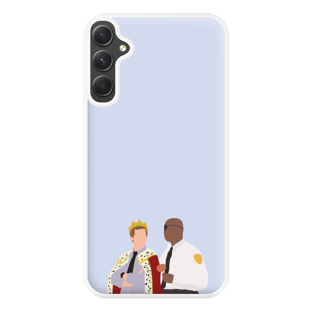 Jake and Holt B99 - Halloween Specials Phone Case for Galaxy A34