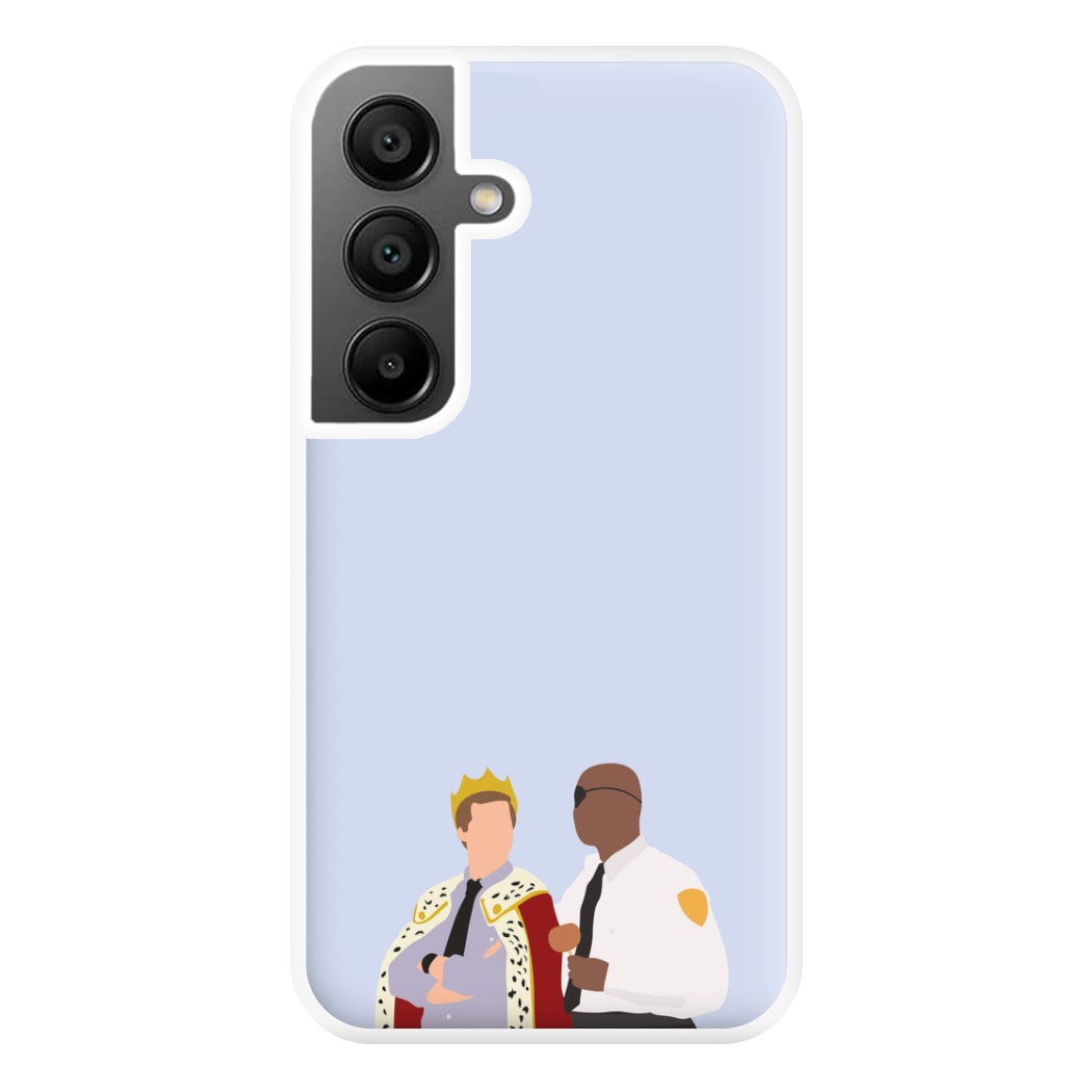 Jake and Holt B99 - Halloween Specials Phone Case for Galaxy A55