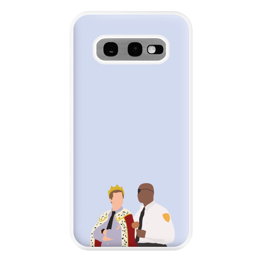 Jake and Holt B99 - Halloween Specials Phone Case for Galaxy S10e