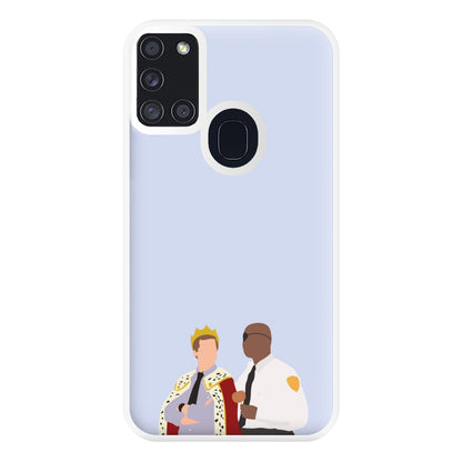 Jake and Holt B99 - Halloween Specials Phone Case for Galaxy A21s