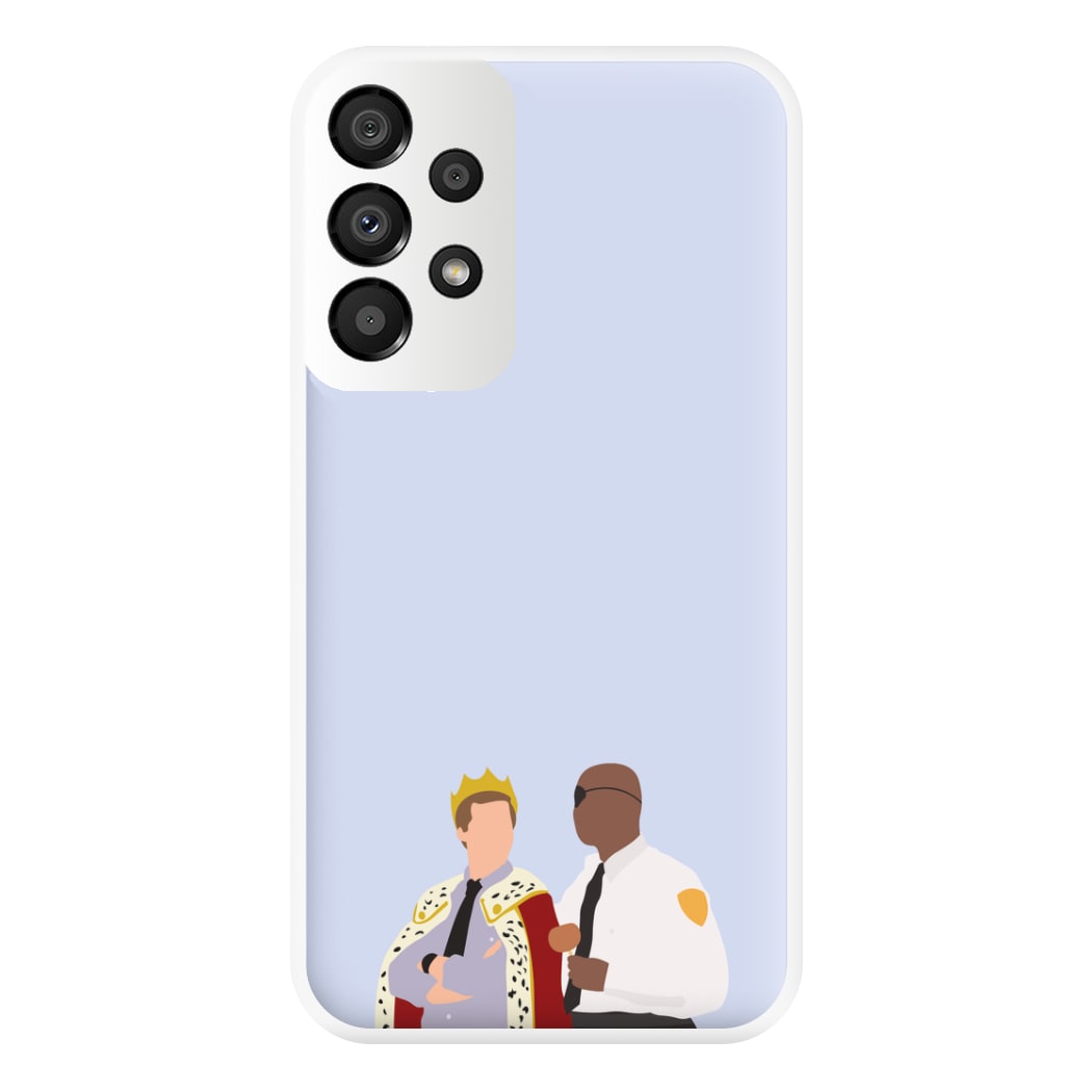 Jake and Holt B99 - Halloween Specials Phone Case for Galaxy A33