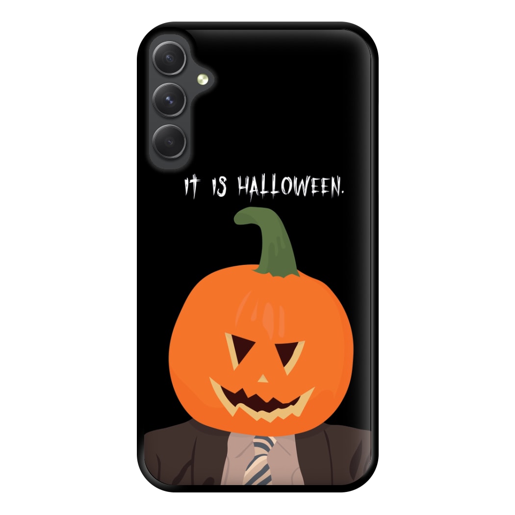 Pumpkin Dwight - Halloween Specials Phone Case for Galaxy A14