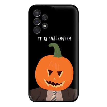 Pumpkin Dwight - Halloween Specials Phone Case for Galaxy A53