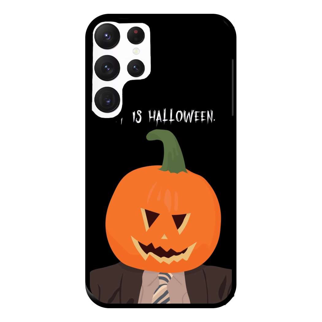 Pumpkin Dwight - Halloween Specials Phone Case for Galaxy S22 Ultra