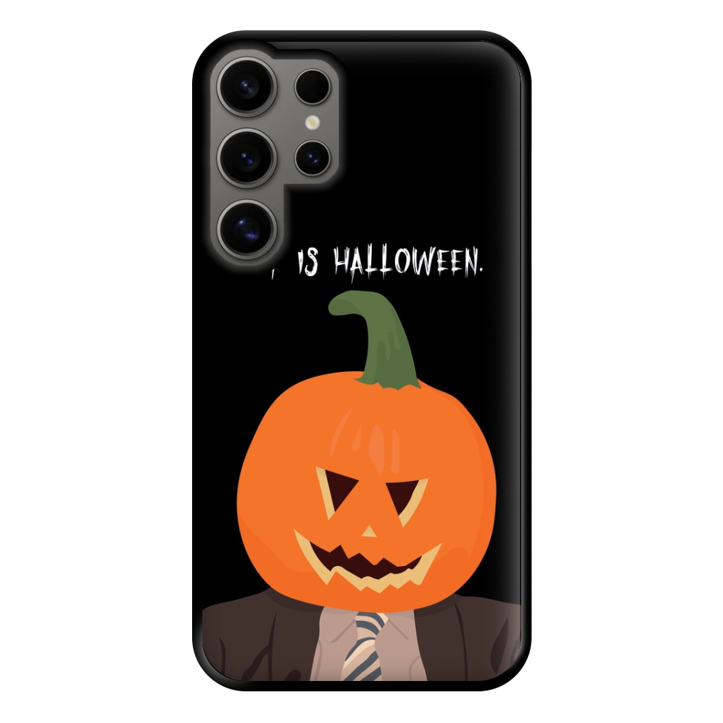 Pumpkin Dwight - Halloween Specials Phone Case for Galaxy S24 Ultra