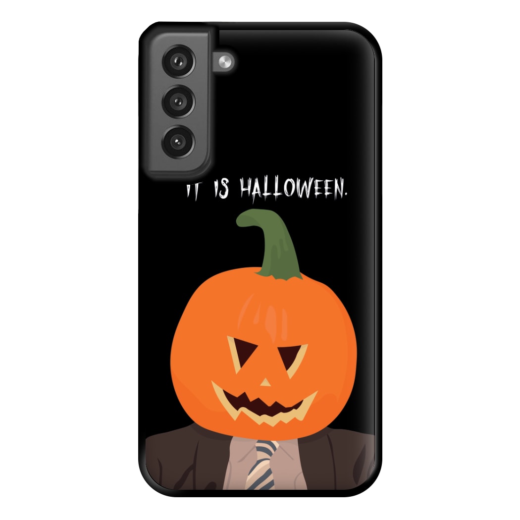 Pumpkin Dwight - Halloween Specials Phone Case for Galaxy S21FE