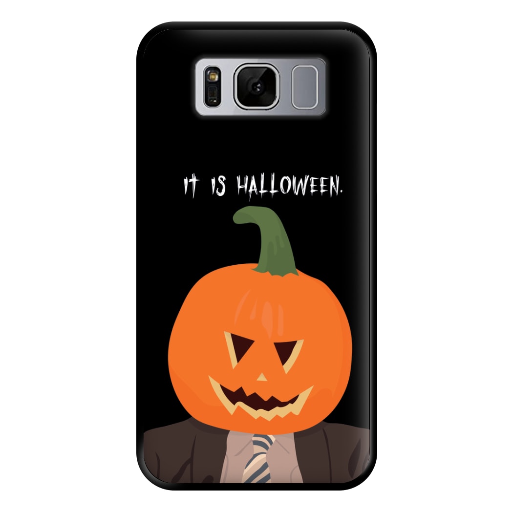 Pumpkin Dwight - Halloween Specials Phone Case for Galaxy S8 Plus