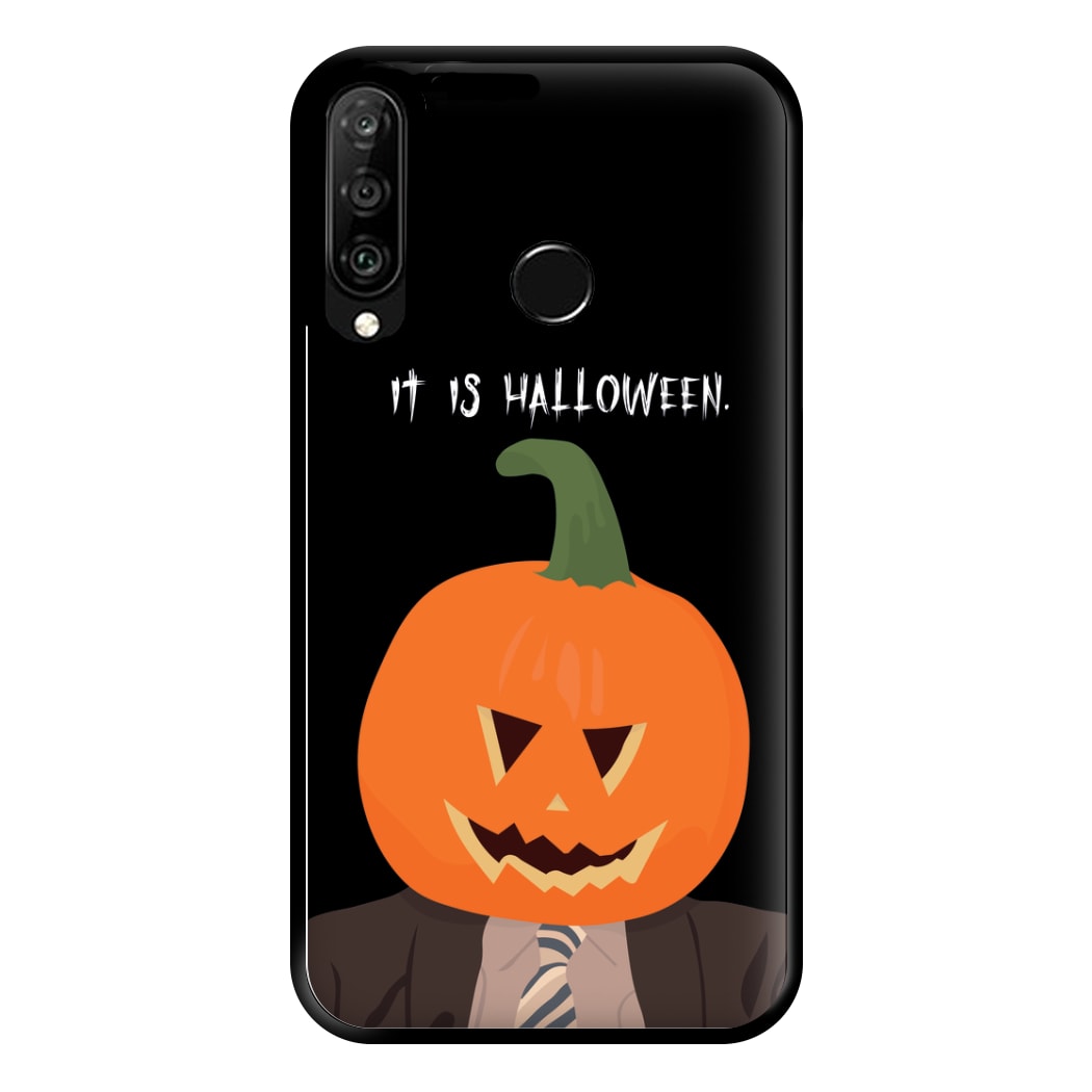 Pumpkin Dwight - Halloween Specials Phone Case for Huawei P30 Lite