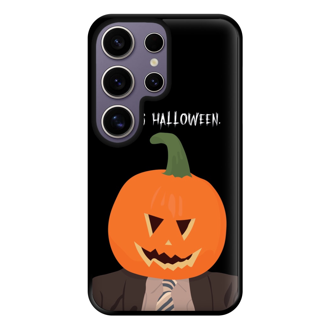 Pumpkin Dwight - Halloween Specials Phone Case for Galaxy S25 Ultra