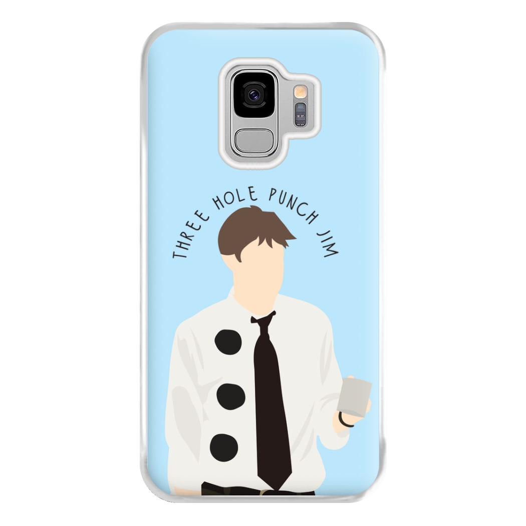 Three Hole Punch Jim - Halloween Specials Phone Case for Galaxy S9 Plus