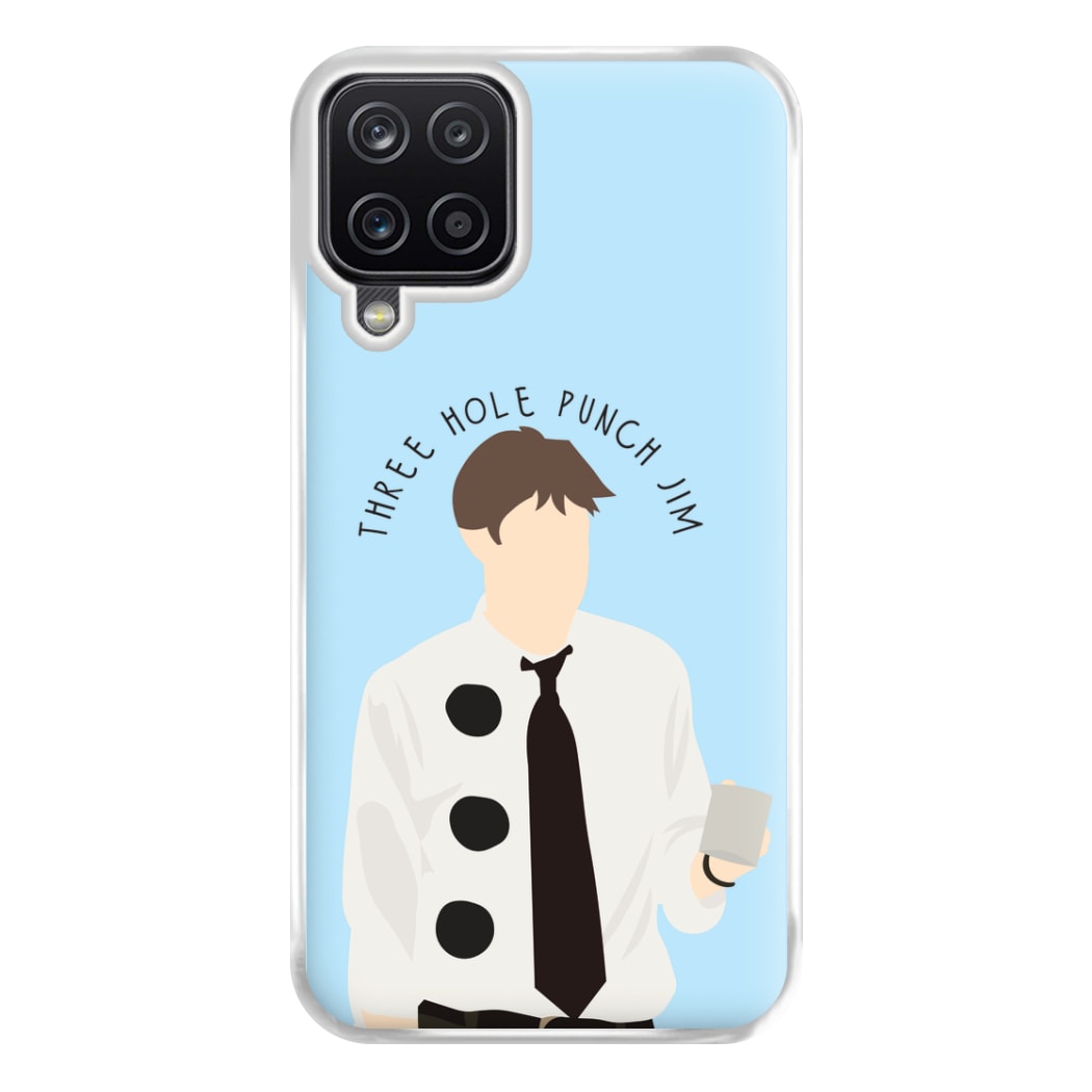 Three Hole Punch Jim - Halloween Specials Phone Case for Galaxy A12