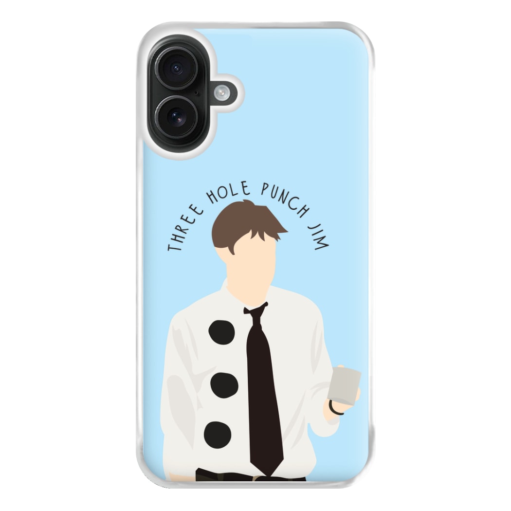 Three Hole Punch Jim - Halloween Specials Phone Case for iPhone 16 Plus