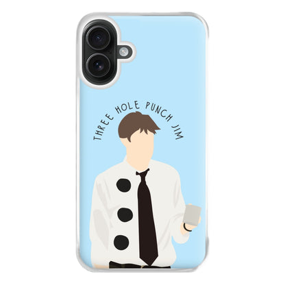 Three Hole Punch Jim - Halloween Specials Phone Case for iPhone 16 Plus