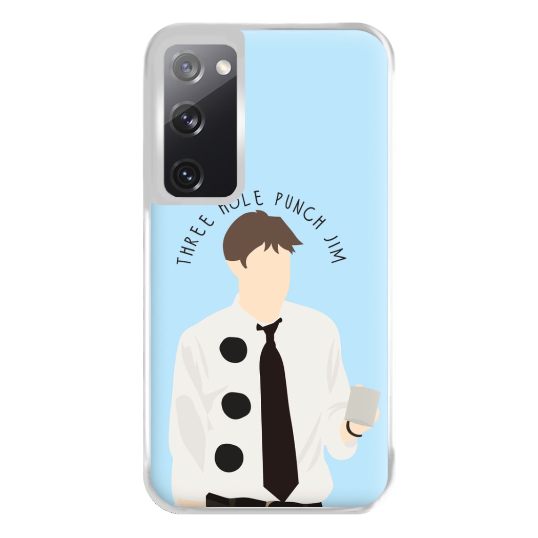 Three Hole Punch Jim - Halloween Specials Phone Case for Galaxy S20FE