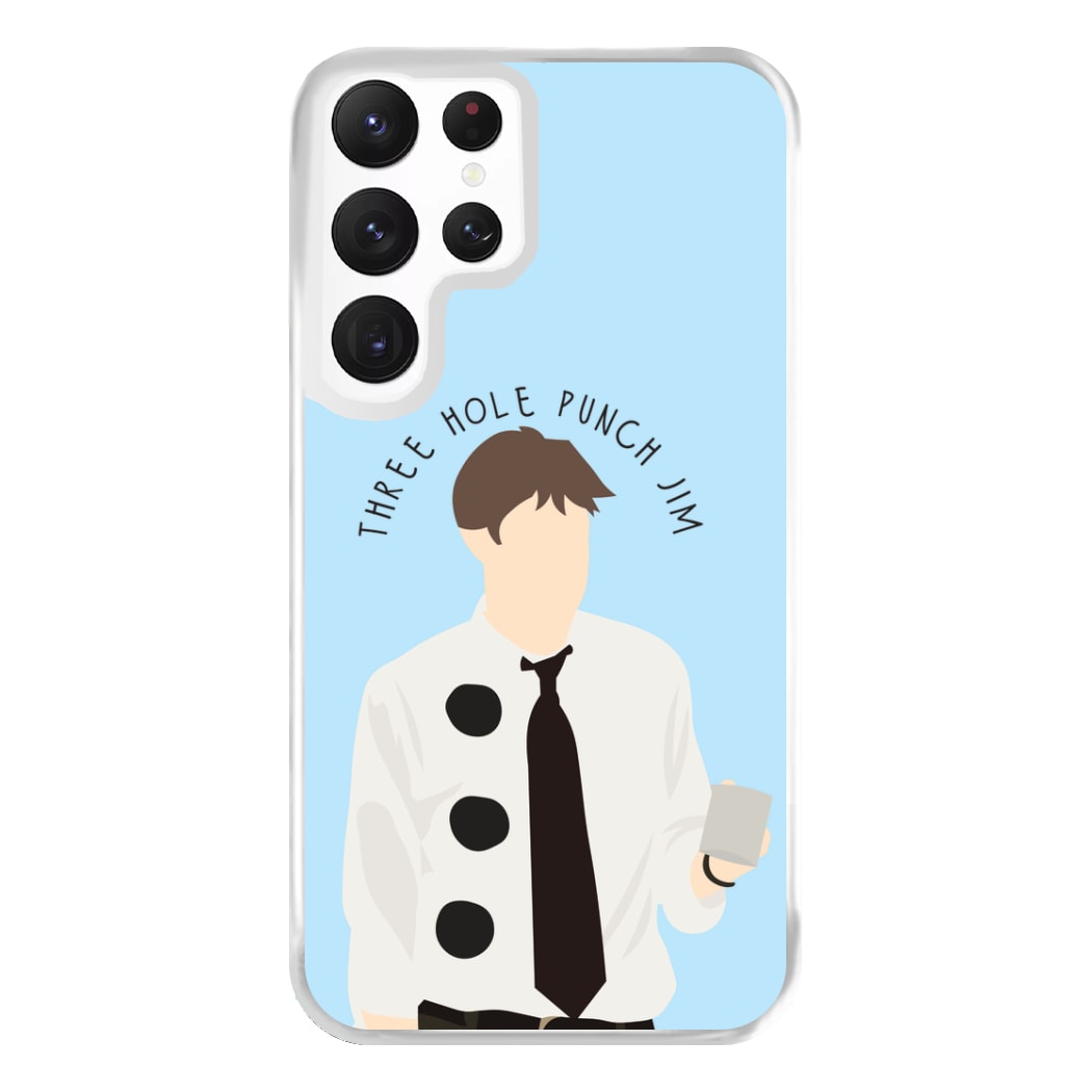 Three Hole Punch Jim - Halloween Specials Phone Case for Galaxy S22 Ultra