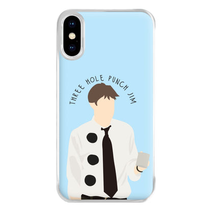 Three Hole Punch Jim - Halloween Specials Phone Case for iPhone XS Max