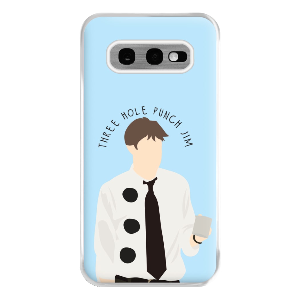 Three Hole Punch Jim - Halloween Specials Phone Case for Galaxy S10e