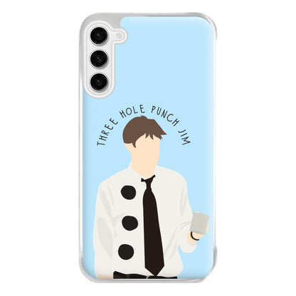 Three Hole Punch Jim - Halloween Specials Phone Case for Galaxy S23FE