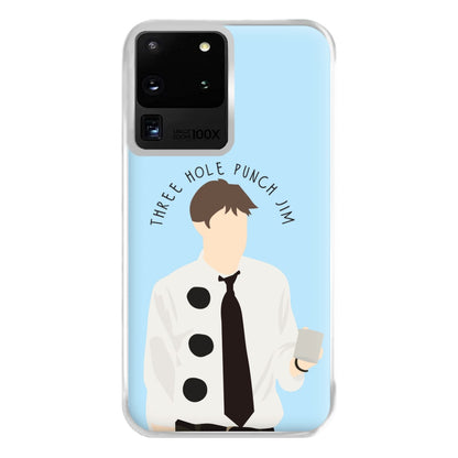 Three Hole Punch Jim - Halloween Specials Phone Case for Galaxy S20 Ultra