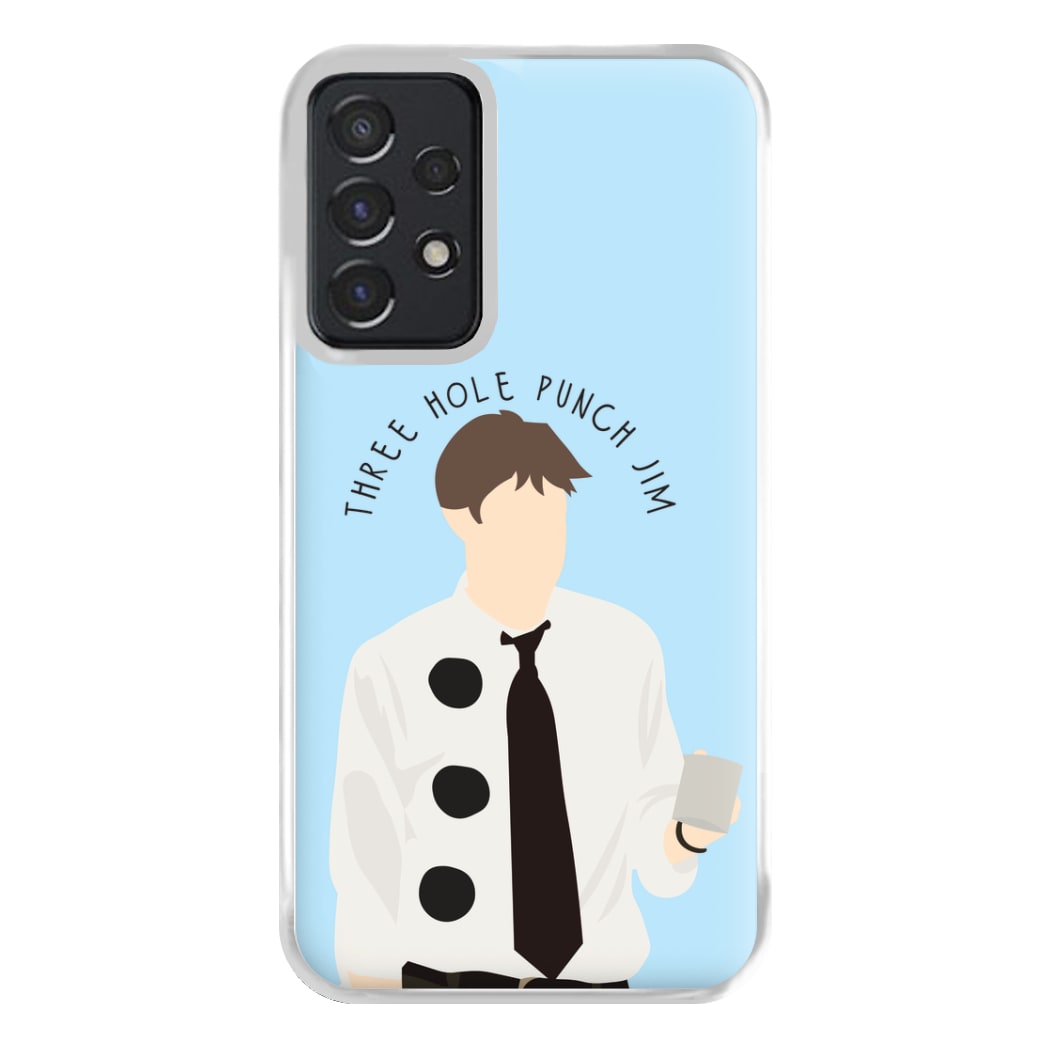 Three Hole Punch Jim - Halloween Specials Phone Case for Galaxy A52 / A52s