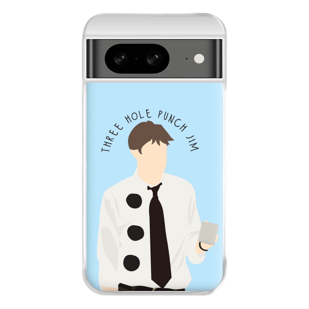 Three Hole Punch Jim - Halloween Specials Phone Case for Google Pixel 8