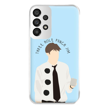 Three Hole Punch Jim - Halloween Specials Phone Case for Galaxy A33