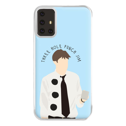 Three Hole Punch Jim - Halloween Specials Phone Case for Galaxy A71