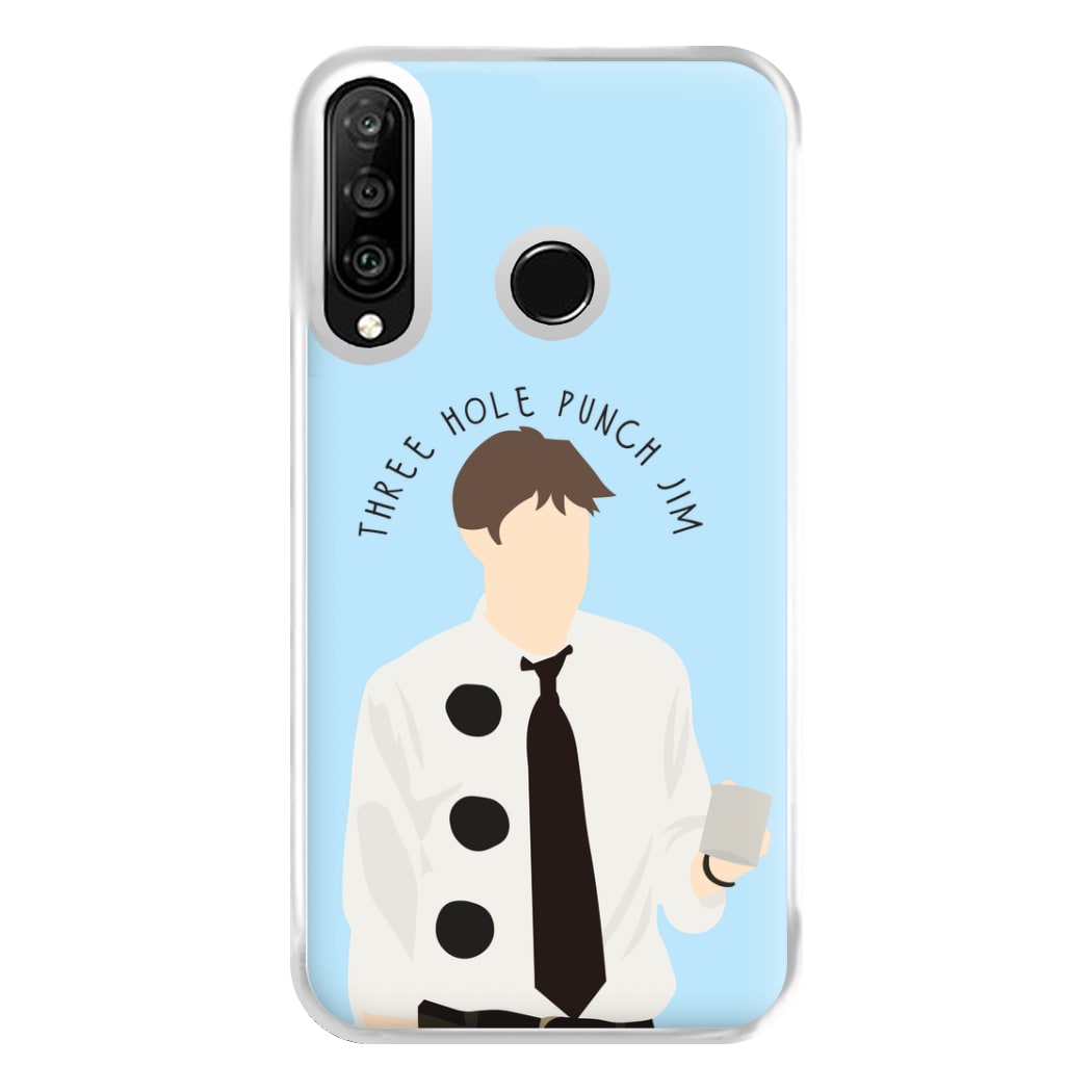 Three Hole Punch Jim - Halloween Specials Phone Case for Huawei P30 Lite