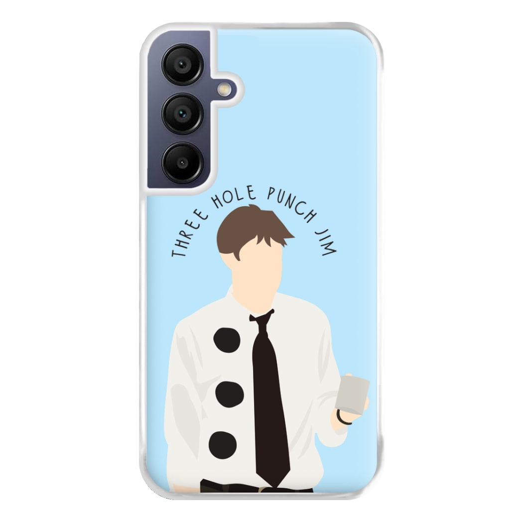 Three Hole Punch Jim - Halloween Specials Phone Case for Galaxy A16