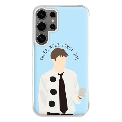 Three Hole Punch Jim - Halloween Specials Phone Case for Galaxy S24 Ultra