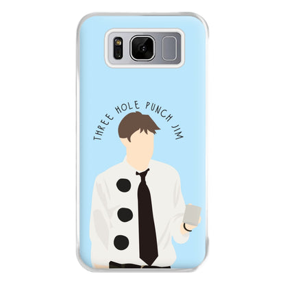 Three Hole Punch Jim - Halloween Specials Phone Case for Galaxy S8 Plus